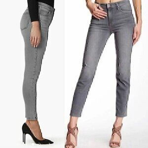 JOE'S JEANS JOES JEANS Skinny Ankle Jeans Gray Faded Stretch Cropped Crop 26 W26